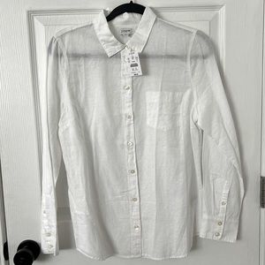 Jcrew medium linen button down
